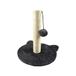 Kittenboom met speelgoed, kattenkop, hoogte 33 cm, antraciet