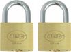 Amig cadenas avec 2 clés - 15 mm - Laiton - 2 pièces
