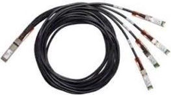 Cisco QSFP-4SFP25G-CU3M= InfiniBand en Glasvezelkabel 3 m 4xSFP25G Zwart