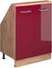 Vicco R-Line Onderkast, glanzend rood, 60 cm
