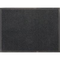 Luance Deurmat - grijs - 80 x 60 cm - voor binnen - PVC / polyester - droogloopmat