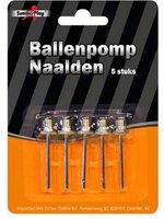 Ballenpomp naalden 10 stuks - Zilver - Metaal - Inclusief naald om ballen op te pompen