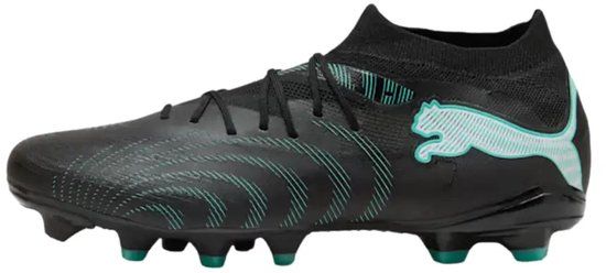 PUMA FUTURE 9 MATCH FG/AG Unisex Sportschoenen - PUMA Black-Intense Mint-PUMA White