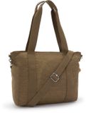 Kipling ASSENI S Dames Schoudertas - Smooth Khaki