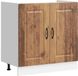 vidaXL Spoelbakonderkast Kalmar 80x46x81,5 cm Bewerkt Hout Oud Hout