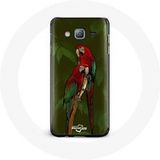 Maniacase Etui voor Samsung Galaxy J5 Pionus papegaai rood