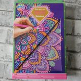 Grafix Diamond Painting Knutselpakket Notitieboek Paars voor Kinderen