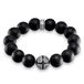 Thomas Sabo Herren-Armband Rebel at heart 925 Silber Achat schwarz 16 cm - A1572-705-11-L16