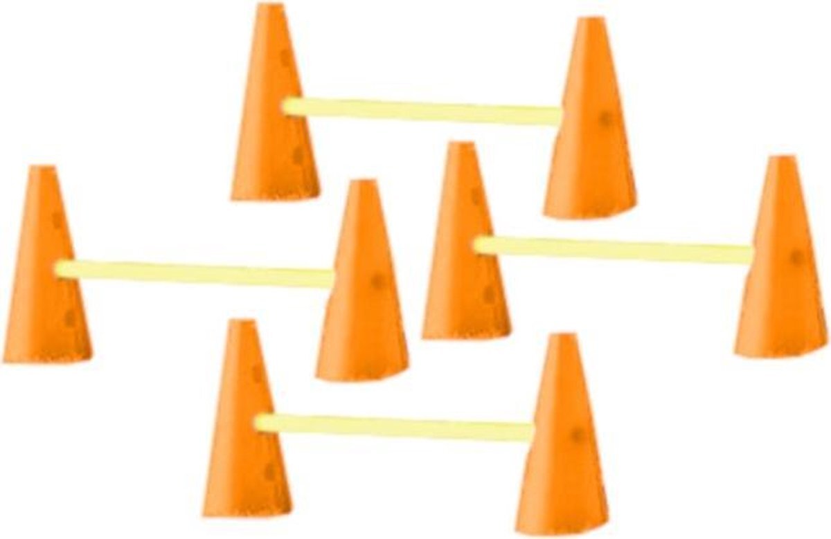 Precision Hordenset 30 Cm Pvc Oranje/geel 18-delig