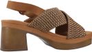 CARMELA 163157C Marron Sandales plates Femmes Cuir 40 EU