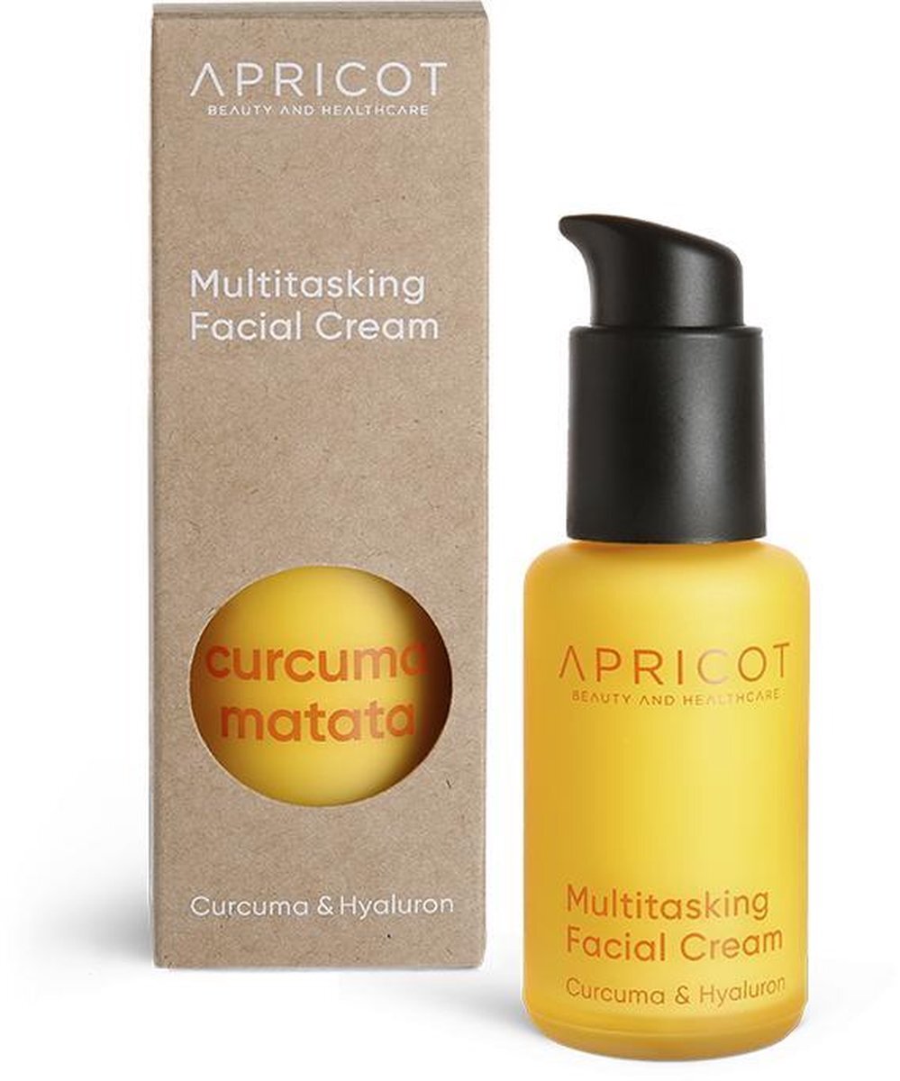 Apricot Multitasking gezichtscrème - Curcuma & Hyaluronzuur