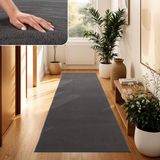 Paco Home Moderne woonkamer tapijt kortpolig wasbaar zacht uni effect bont antislip 60x100 cm
