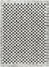 Surya EKTA Modern Zwart Tapijt met Schaakbordpatroon 160x213cm