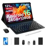 DOOGEE U12 Tablet PC Android 16 12'' S-scherm 24GB RAM (6GB+18GB) 128GB 9000mAh Batterij UNISOC T7255 Widevine L1 Dubbele Luidsprekers