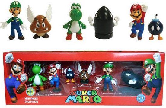 Together Plus Nintendo - Mini Figures 6 cm Gift package 1 - (Pack of 6 Figures)