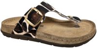 Rohde 5895 72 Slippers Bruin Koeienprint Suede Dames