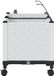 vidaXL Jardinière avec irrigation et roues 2 pcs Blanc PP