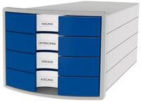 HAN IMPULS A4/C4 Kunststof Ladekast Blauw, Grijs
