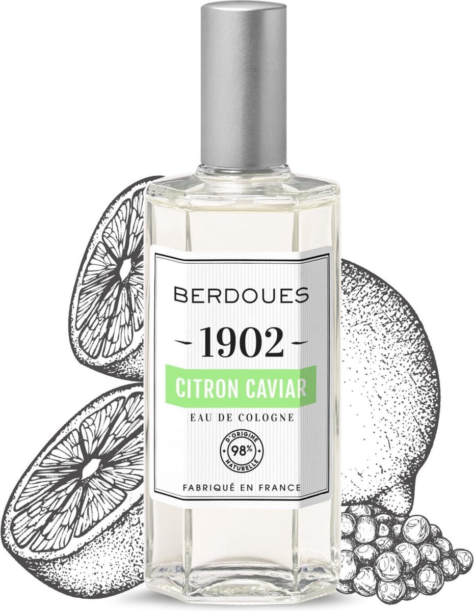 Berdoues 1902 - Eau de Cologne - Citron Caviar 125 ml