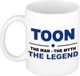 Bellatio Decorations Naam cadeau Toon - The man, The myth the legend koffie mok / beker 300 ml