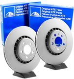 ATE Disques de frein Jeu Avant ventilé 302mm Audi