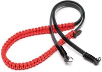 Leica COOPH Paracord Camera Strap - Black/Red - 126cm