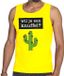 Bellatio Decorations Shoppartners Bv Heren Tanktop Geel Katoen XXL