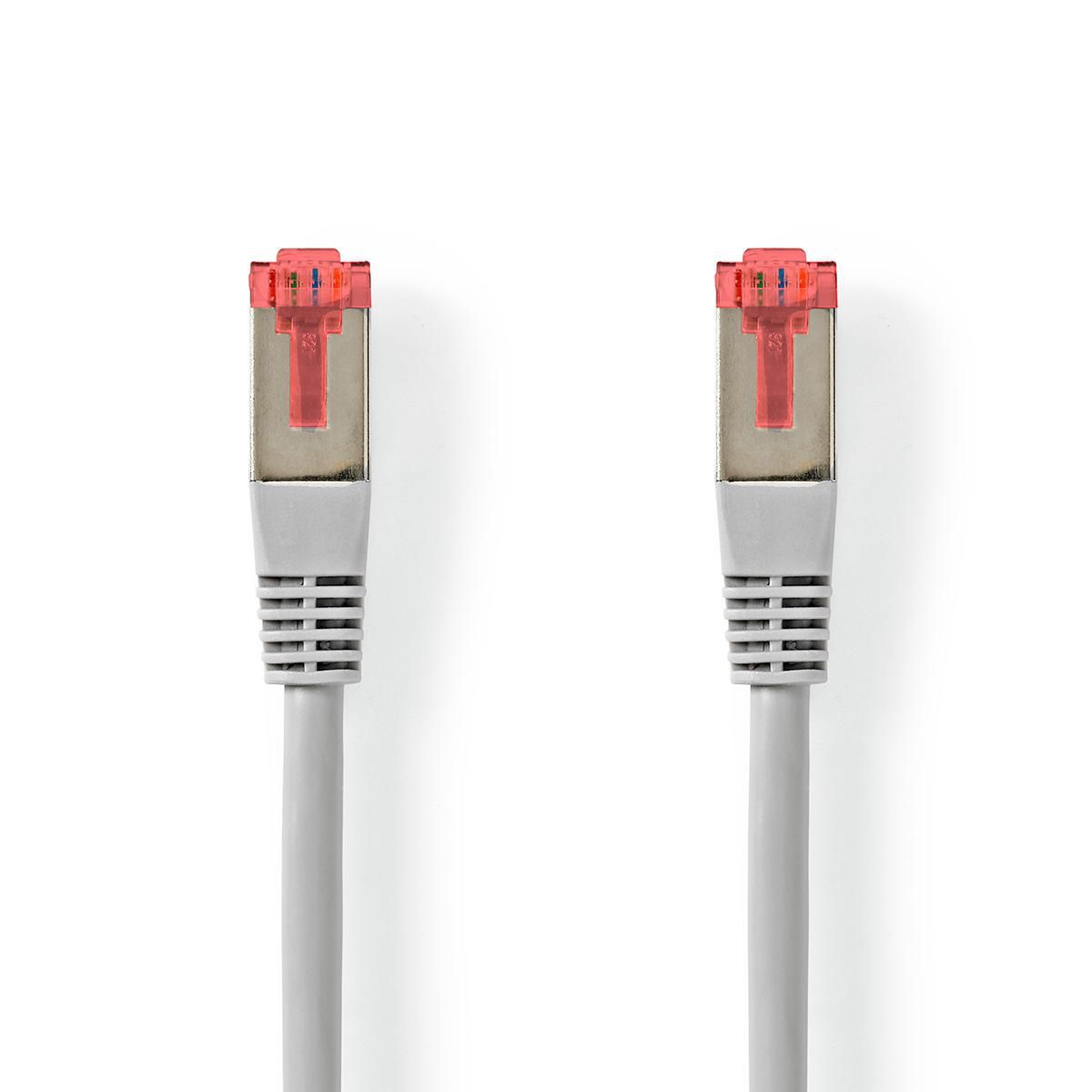 Nedis CCGT85221GY50 Netwerkkabel Grijs 5 m Cat6 S/FTP