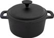 Cast Iron Braadpan - Gietijzer - Ø20cm - Zwart - Met Deksel
