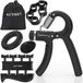 Actiget® Handtrainer Set | Handknijper | Noir/Gris | 10- 40 Kg | 5 Delig