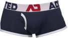 ADDICTED Open Fly Cotton Trunk Navy/White - Sous-vêtements pour hommes - Boxer pour homme - Boxer homme - Taille XL