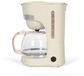 LIVOO DOD200C – Filterkoffiezetapparaat – 1,25 l – 10-12 kopjes – Gebroken wit