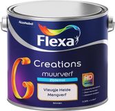 FLEXA Creations - Muurverf Zijde Mat - Vleugje Heide - 2,5 liter