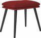 vidaXL Repose-pieds tissu rouge vin 45x29,5x35 cm