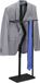 Relaxdays dressboy, modern, metaal & MDF, zwart, 107 x 48 x 20 cm