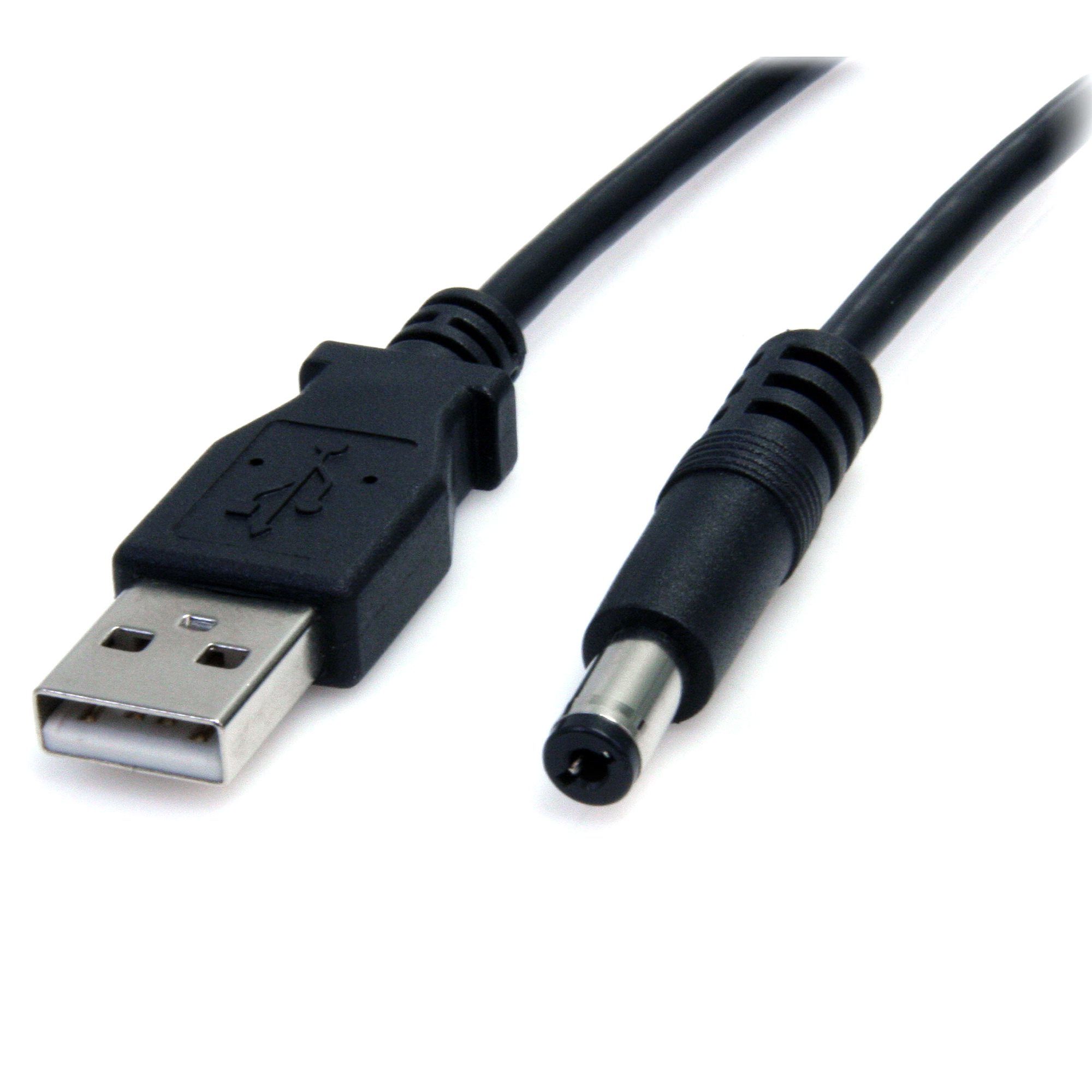 StarTech.com USB naar 5,5 mm voedingskabel - type M connector - 2 m