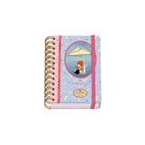 DOHE Schoolagenda - A6 - D/P - Santoro "Poppi Loves" - Messenger Violet, 51176