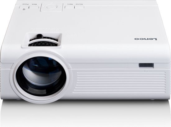 Lenco Beamer - Full HD 1080P - Projector met Bluetooth - LPJ-280WH Mini Beamer - Wit