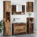 Maison Exclusive - Ensemble de meubles de salle de bain, 5 pièces, bois de récupération, 35 x 30 x 192 cm