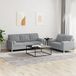 Maison Exclusive - Ensemble de canapés 2 pièces avec coussins, tissu gris clair