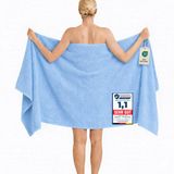 Komfortec Badhanddoek 100x200 cm Lichtblauw