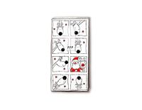 Can't Wait For Santa zakdoeken, 10 stuks, 11 x 5,5 cm