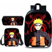 Rugzak SZSMART MODEL Naruto rugzak driedelige set