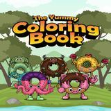 THE YUMMY COLORING BOOK: Fun Donut, Animal, and Sweet Treat Coloring Adventures for Kids