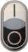Eaton 216707 M22S-DDL-WS-X1/X0 Dubbele drukknop Kunststof frontring 1 stuk(s)