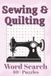 Sewing and Quilting Word Search Puzzle Book