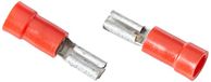 Elpress 400100060 platte stekkerdoos, 0,5-1,5 geleiderdoorsnede mm2, 2,8 x 0,5 mm, afmetingen van de stekker, rood, 100 stuks