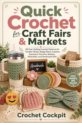 Quick Crochet for Craft Fairs & Markets: 20 Fast-Selling Crochet Patterns