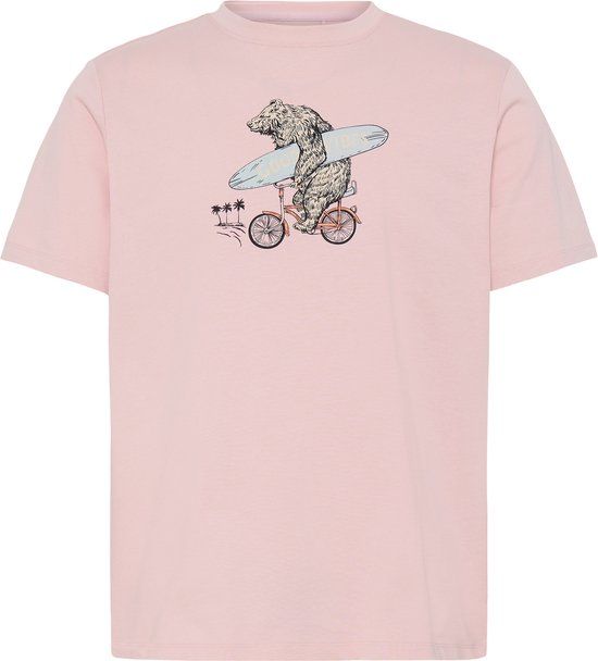 Blend Heren T-shirt Lichtroze Katoen XL