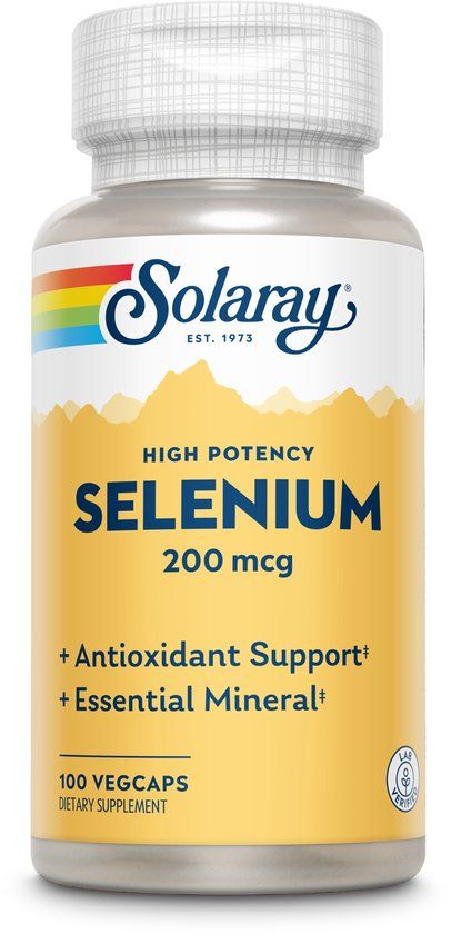 Solaray Selenium 200mcg - 100 vegacapsules